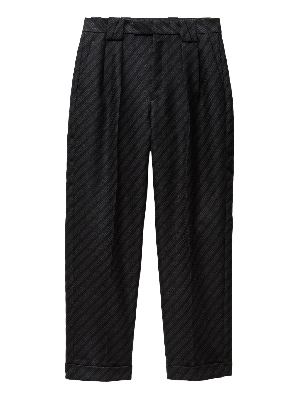 Versace Pinstripe Wool Dress Pants