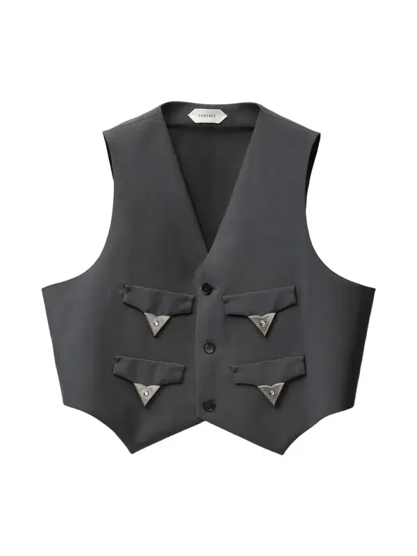 Versace Wool-Mohair Vest