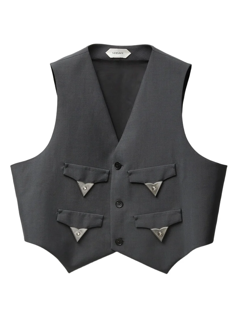 Wool-Mohair Vest