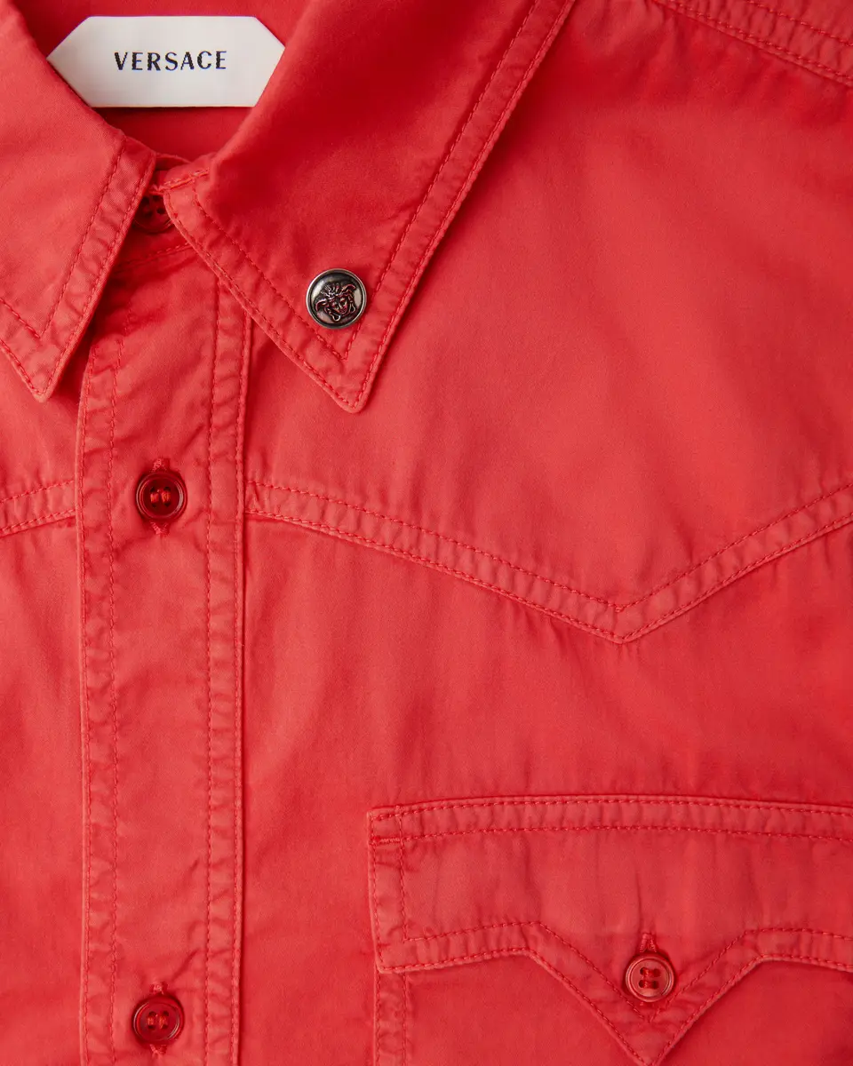 Versace Cotton Regular Shirt | Thumbnail 2