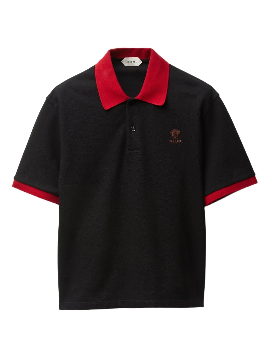 Embroidered Cotton Piqué Polo