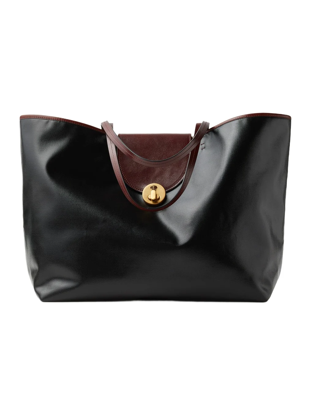 Vivian Large Coated Canvas Tote Vivian Large Coated Canvas Tote