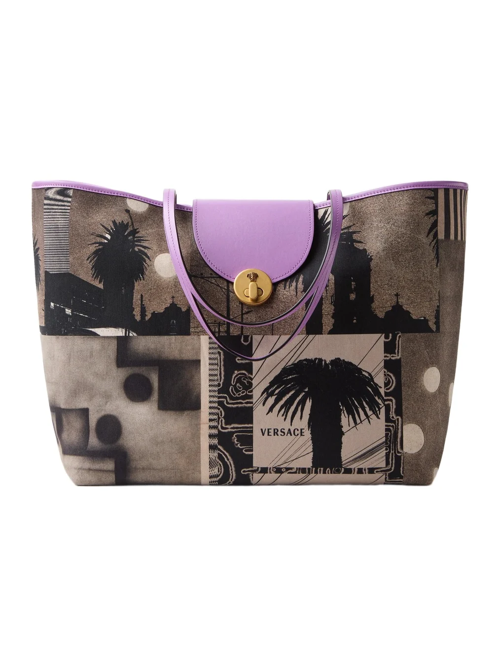 Vivian Printed Large Canvas Tote Vivian Printed Large Canvas Tote