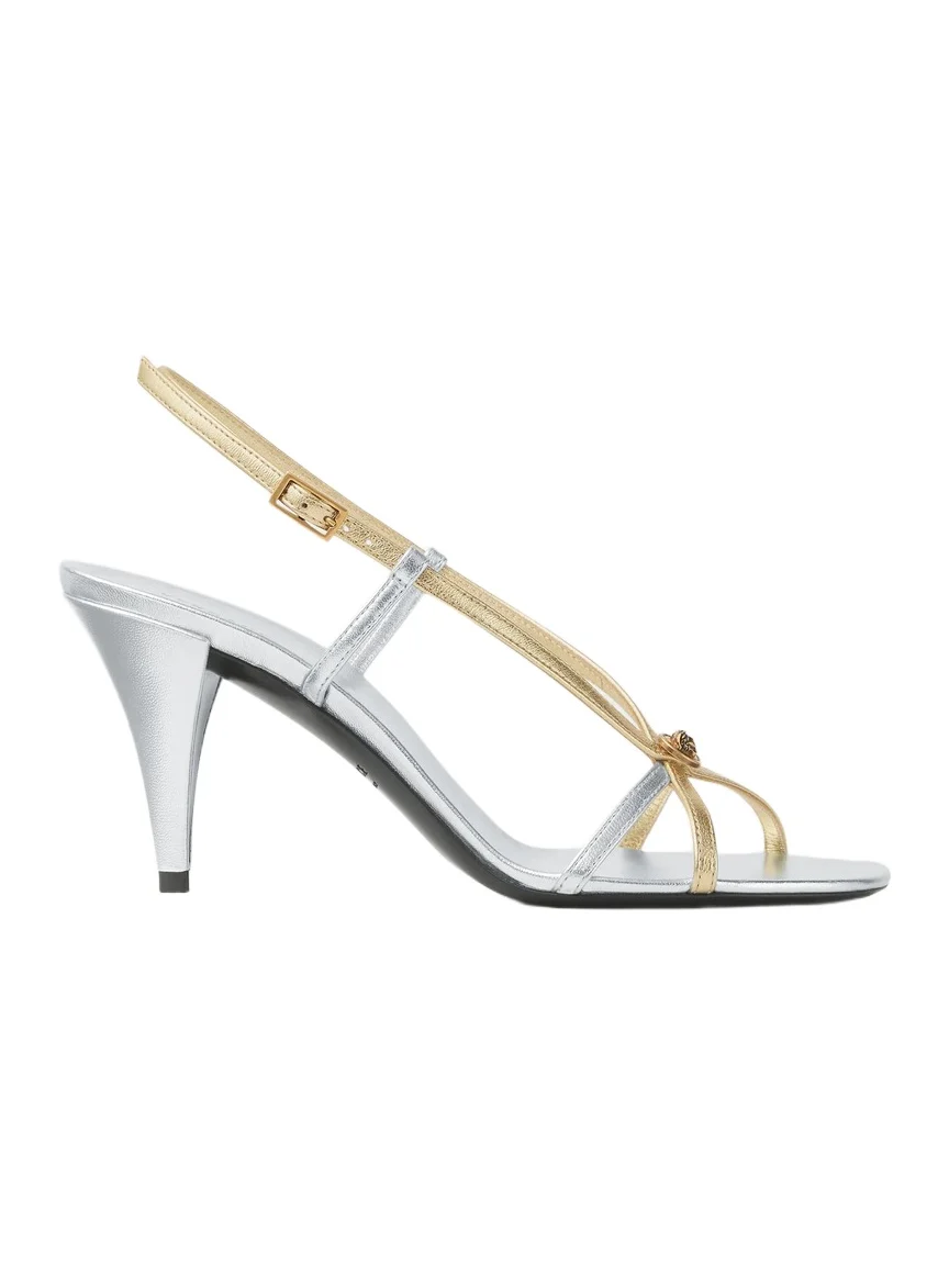 Valentina Metallic Sandals 80 mm Valentina Metallic Sandals 80 mm