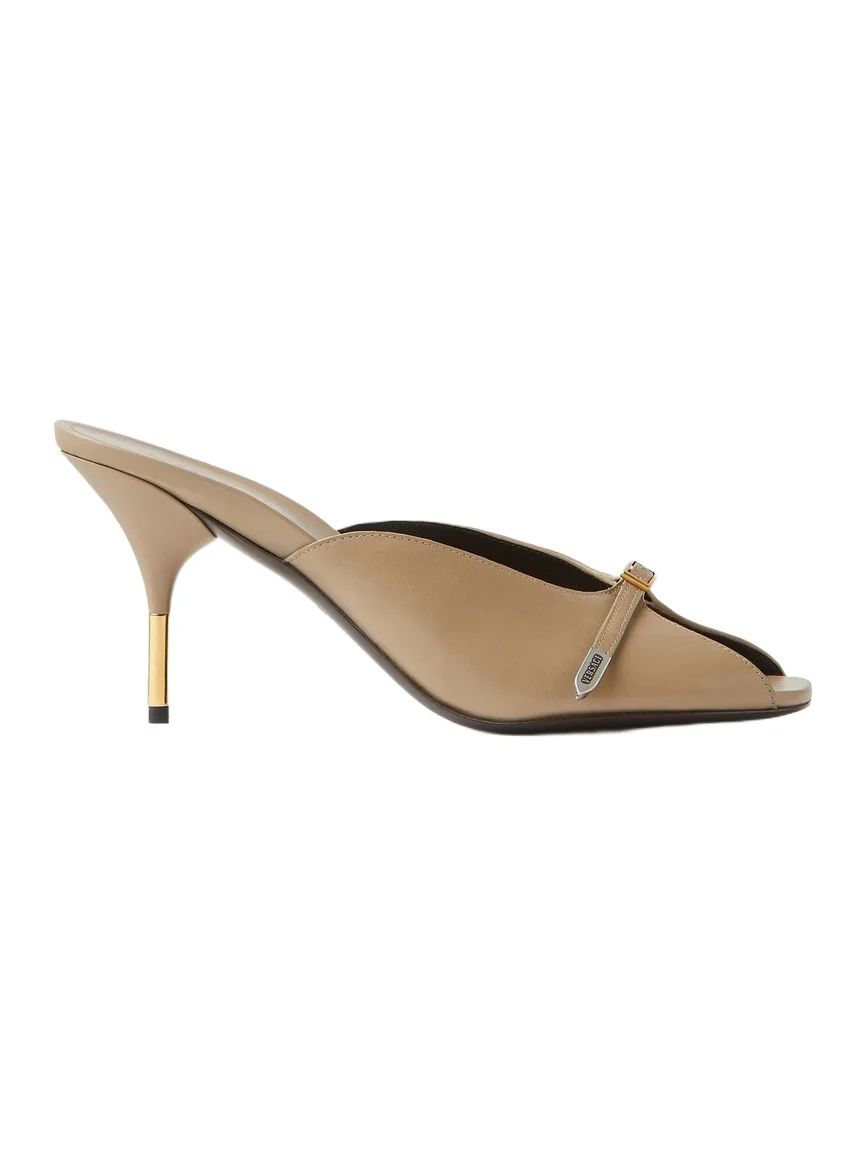 Nyx Leather Mules 80 mm Nyx Leather Mules 80 mm