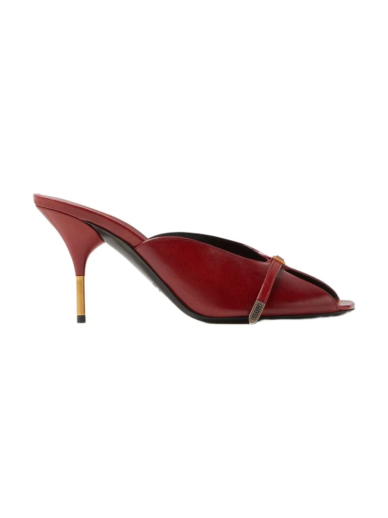 Versace Nyx Leather Mules 80 mm