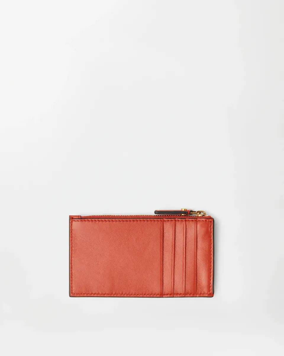 Versace Emblème Leather Zip Card Holder | Thumbnail 2 Versace Emblème Leather Zip Card Holder | Thumbnail 2