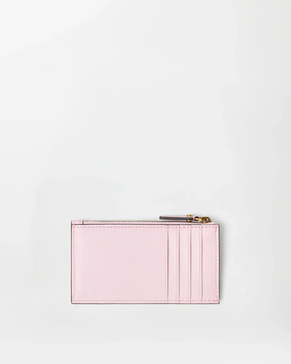 Versace Emblème Leather Zip Card Holder | Thumbnail 2 Versace Emblème Leather Zip Card Holder | Thumbnail 2
