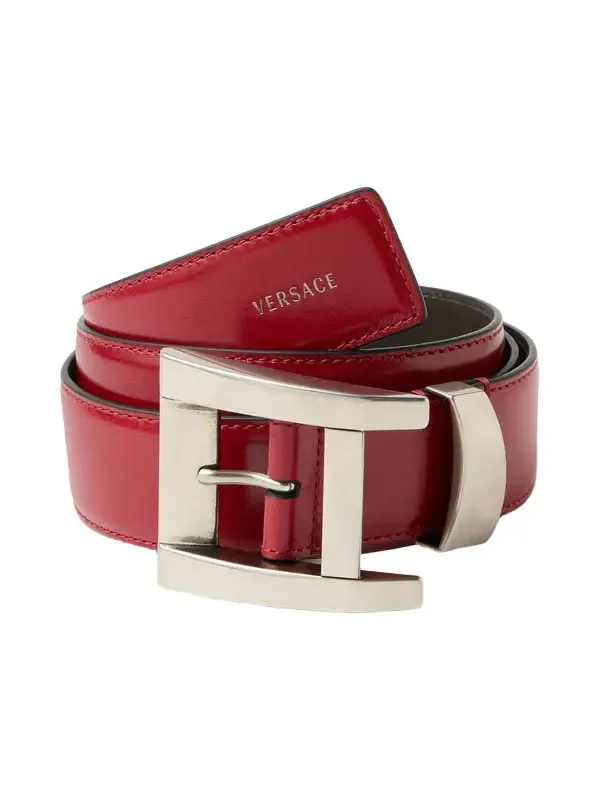 Versace Leather Belt 4 cm