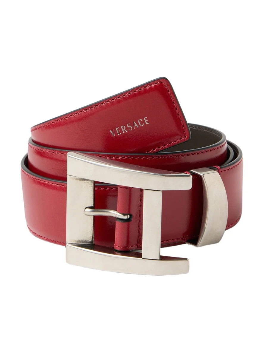 Versace Leather Belt 4 cm