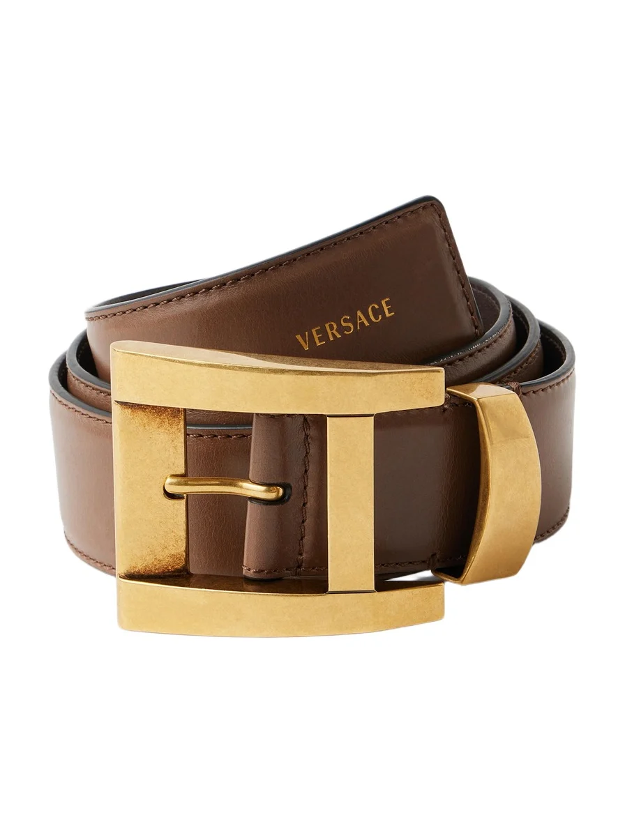 Versace Leather Belt 4 cm