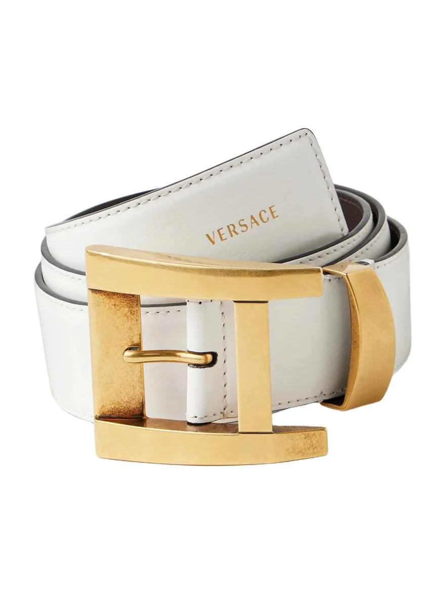 Versace Leather Belt 4 cm