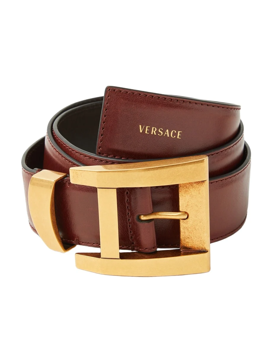 Versace Leather Belt 4 cm