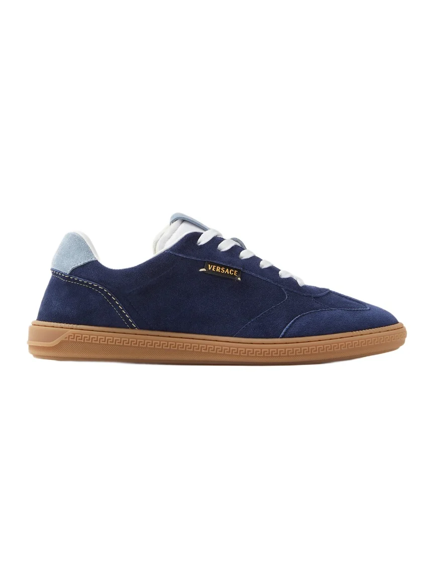 Versace Greca Court Suede Sneakers
