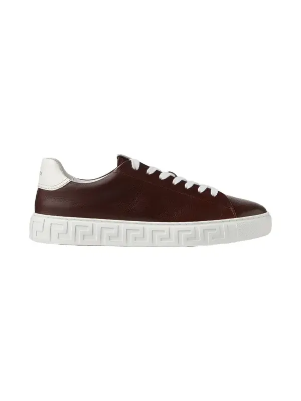 Versace Greca Leather Sneakers