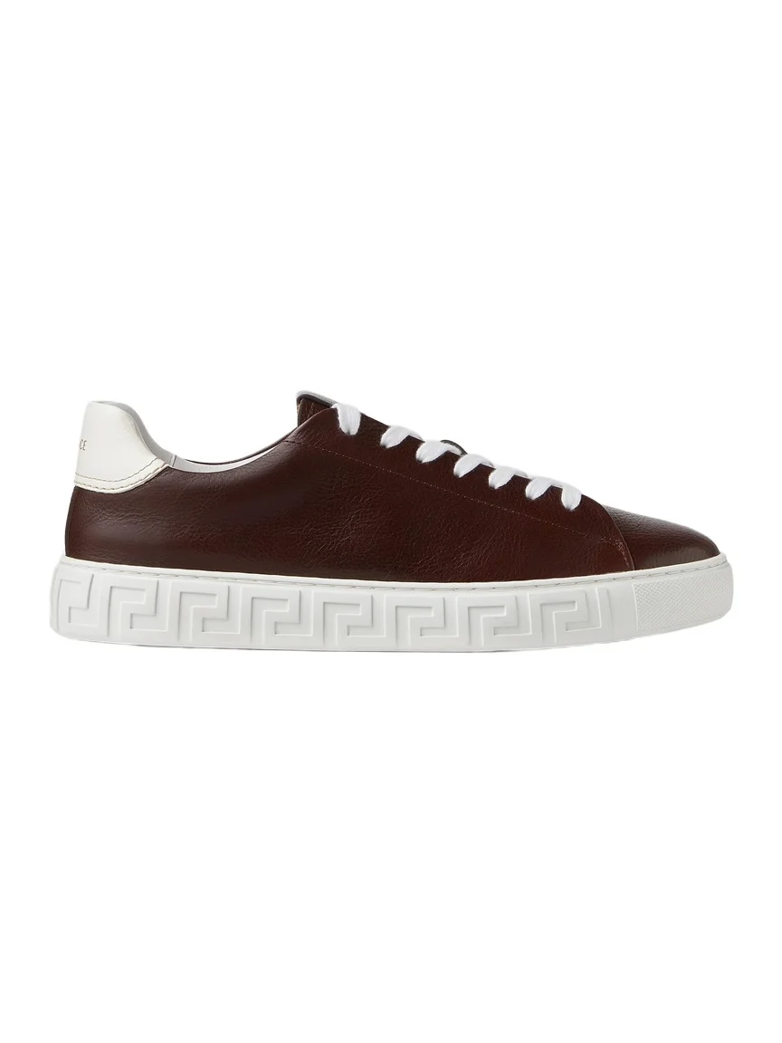 Versace Greca Leather Sneakers