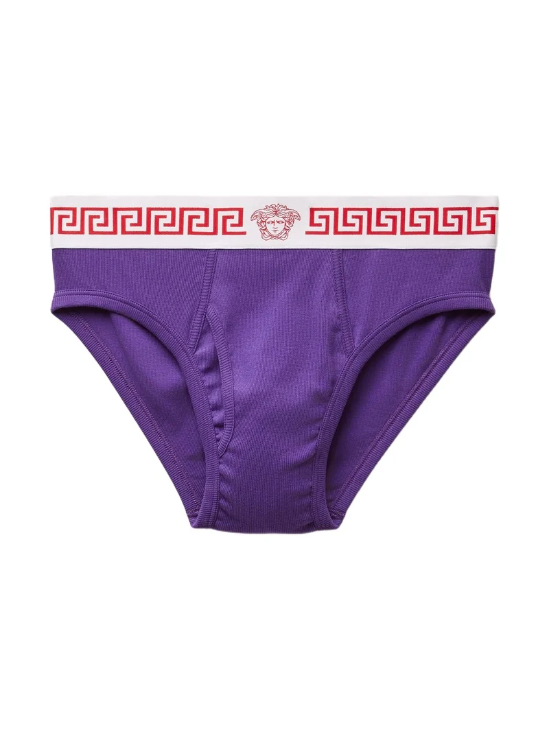 Versace Ribbed Cotton-Jersey Briefs
