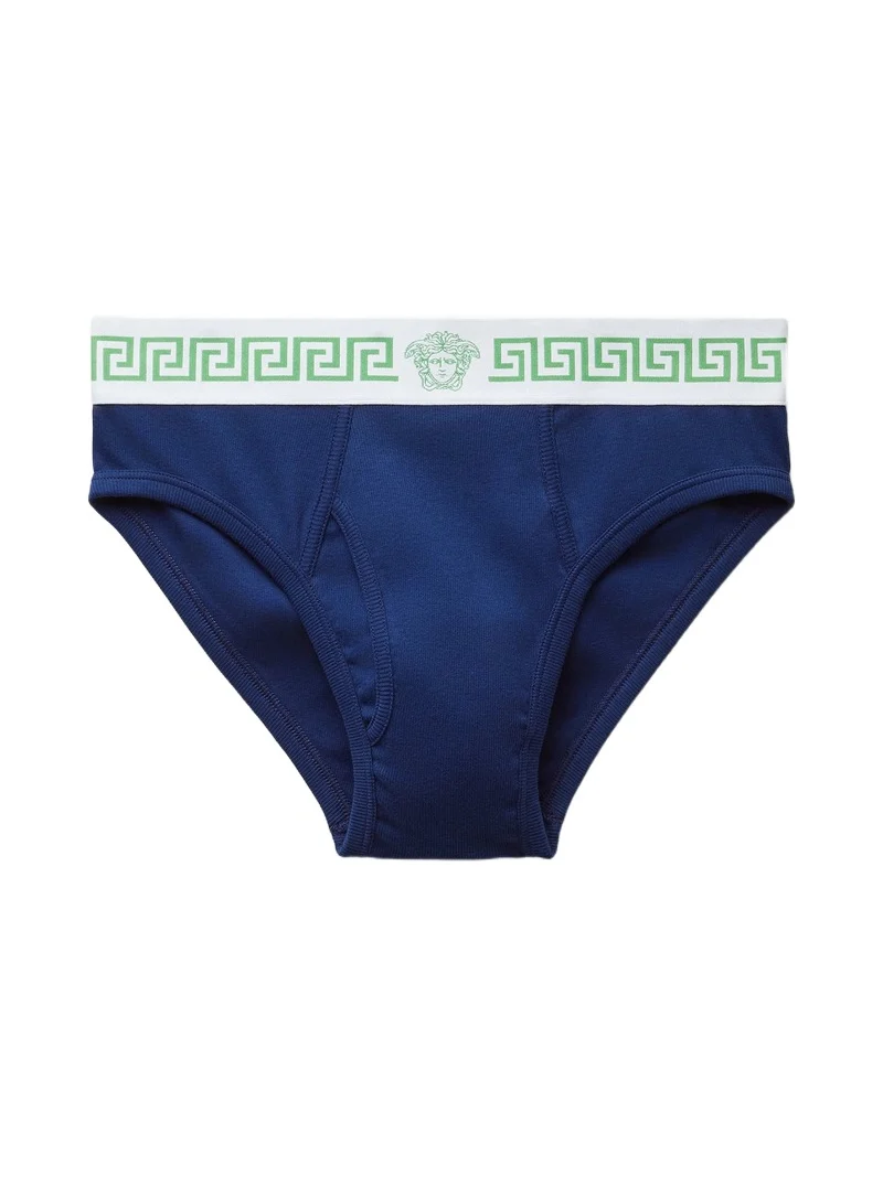 Versace Ribbed Cotton-Jersey Briefs