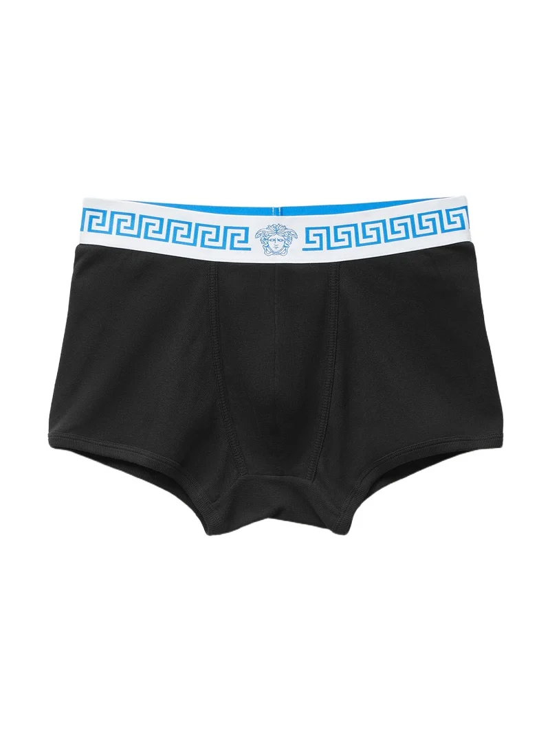 Ribbed Cotton-Jersey Trunks