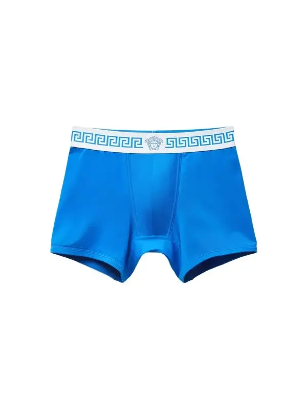 Versace Cotton-Jersey Trunks