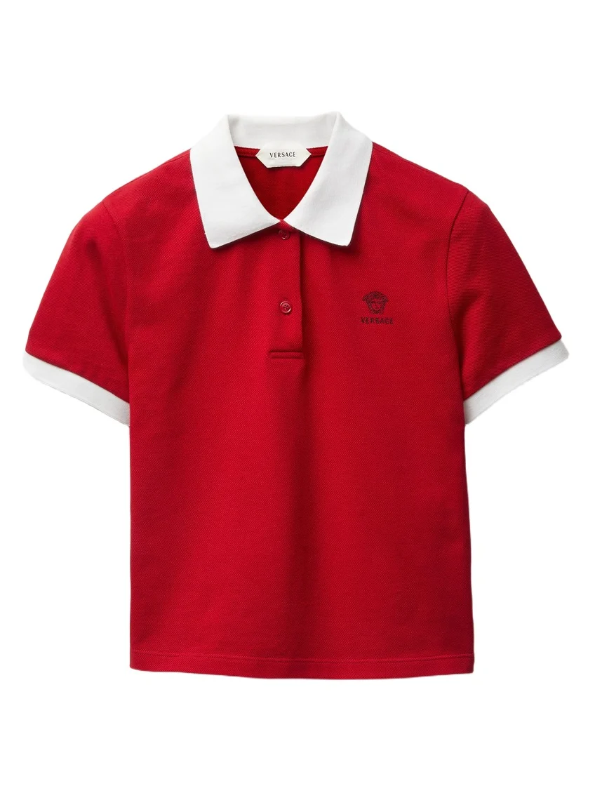 Embroidered Cotton Piqué Polo