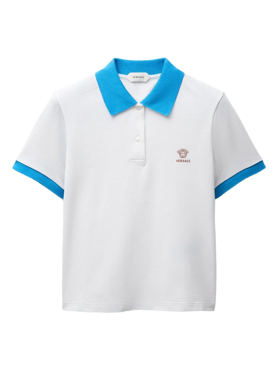 Embroidered Cotton Piqué Polo