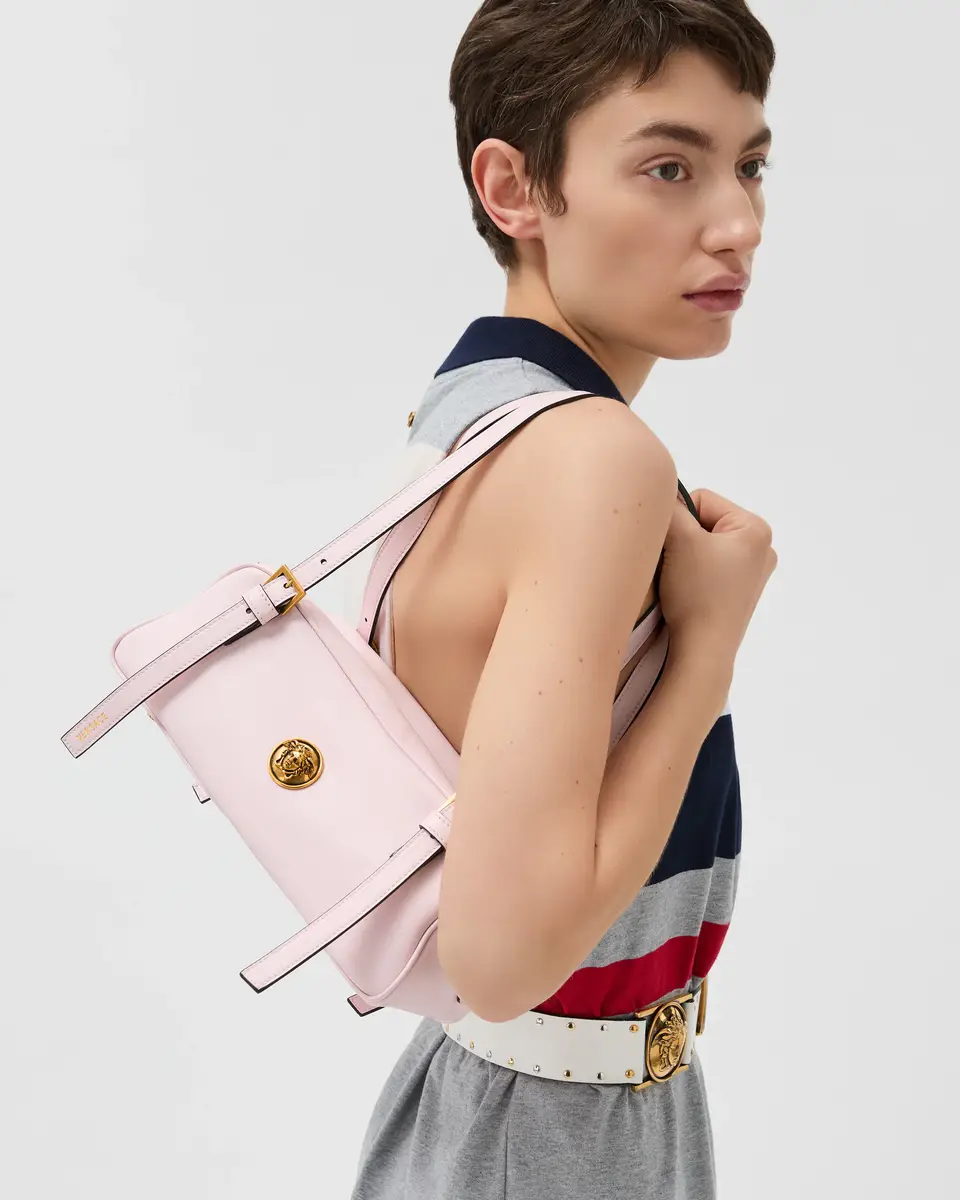 Versace Emblème Nappa Bowling Bag | Thumbnail 2 Versace Emblème Nappa Bowling Bag | Thumbnail 2