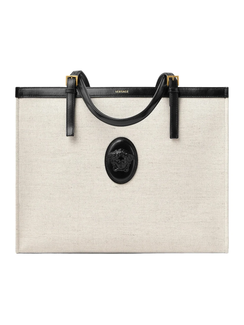 Versace Rivière Large Canvas Tote