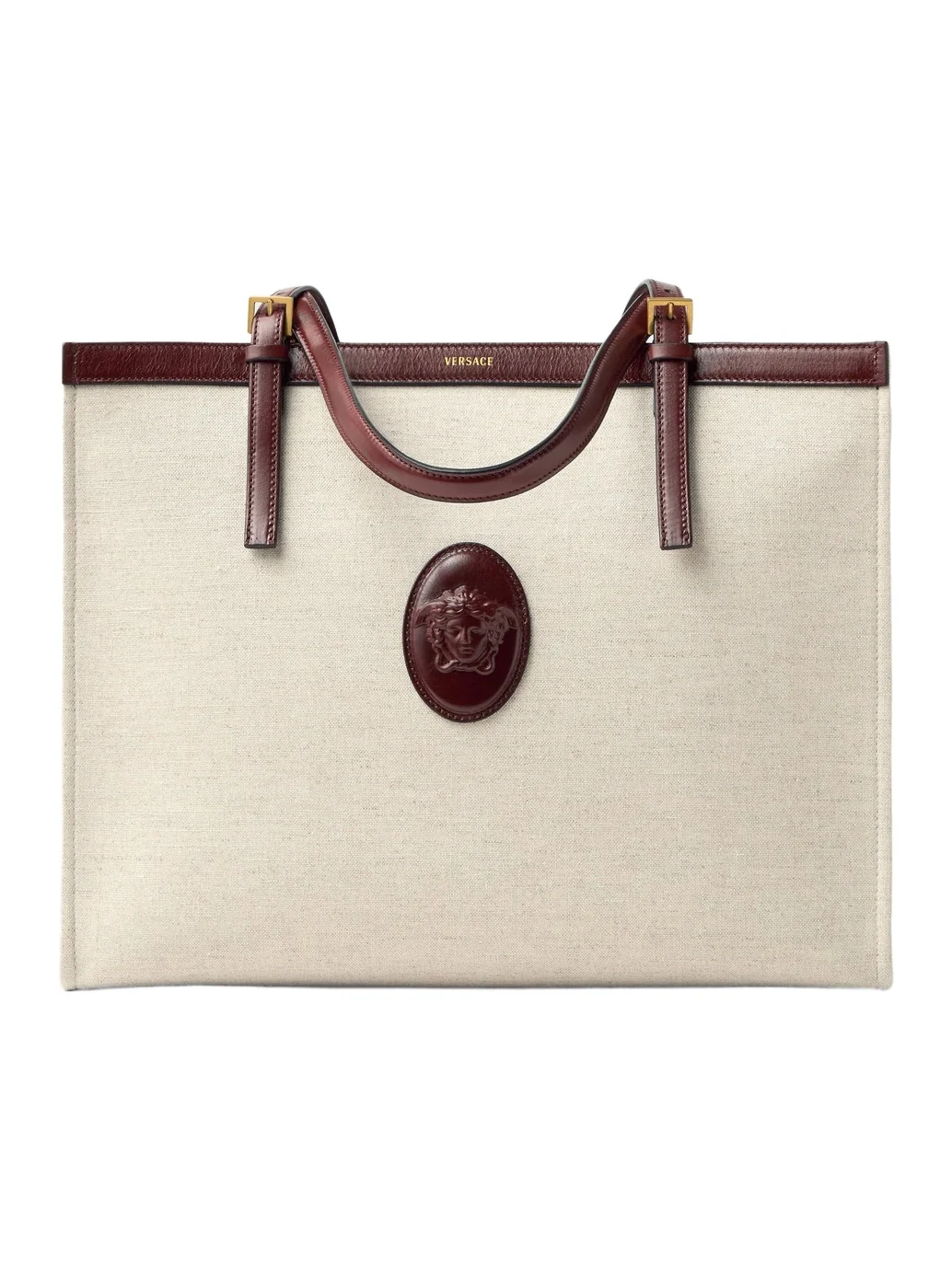 Versace Rivière Large Canvas Tote