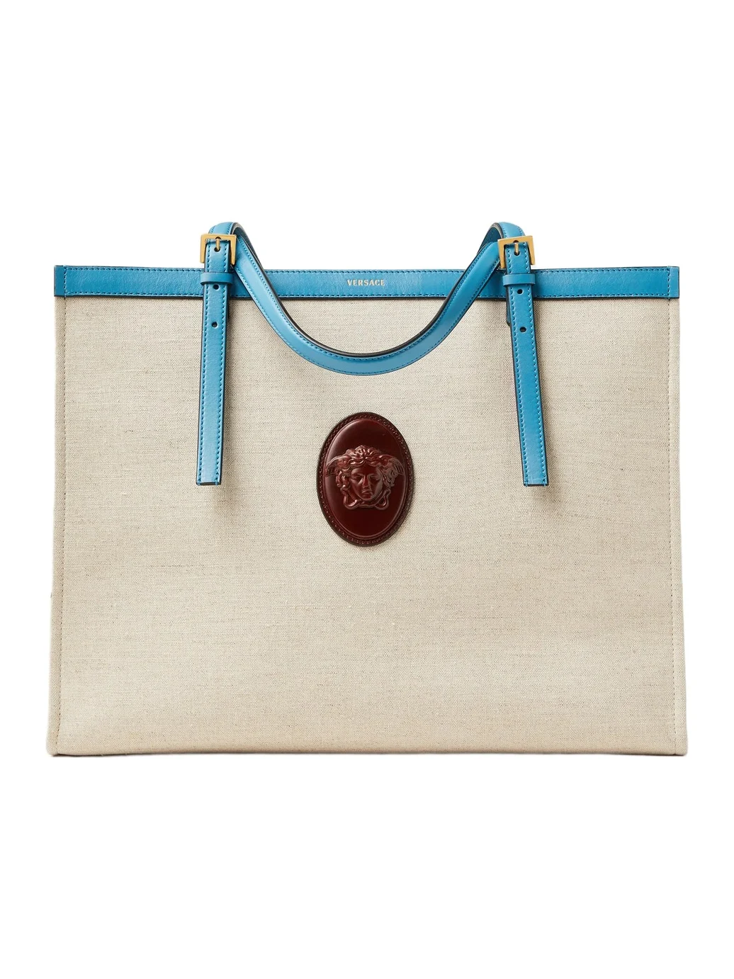 Versace Rivière Large Canvas Tote
