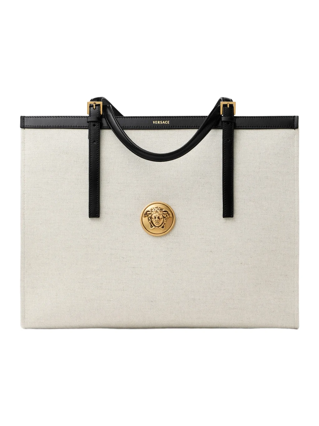 Versace Rivière Large Canvas Tote