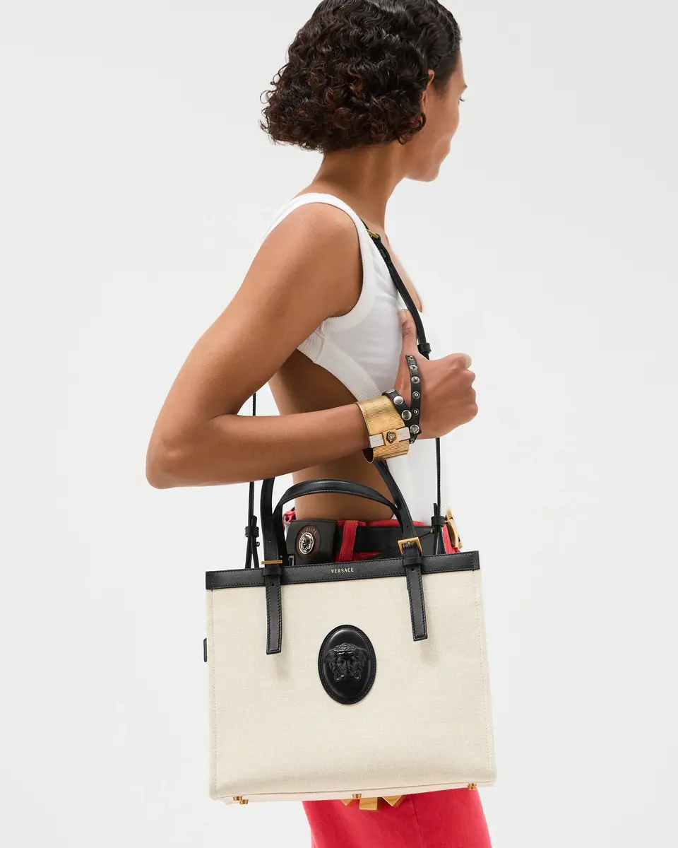 Versace Rivière Canvas Tote | Thumbnail 2