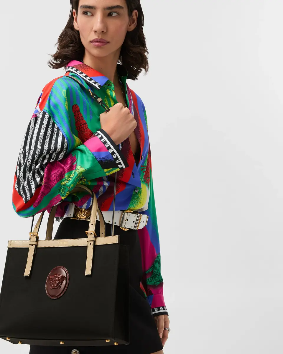Versace Rivière Canvas Tote | Thumbnail 2