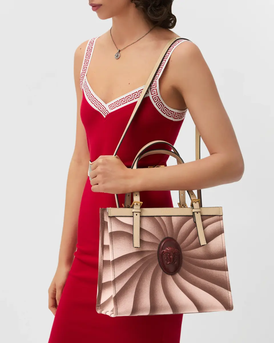 Versace Rivière Printed Canvas Tote | Thumbnail 2 Versace Rivière Printed Canvas Tote | Thumbnail 2