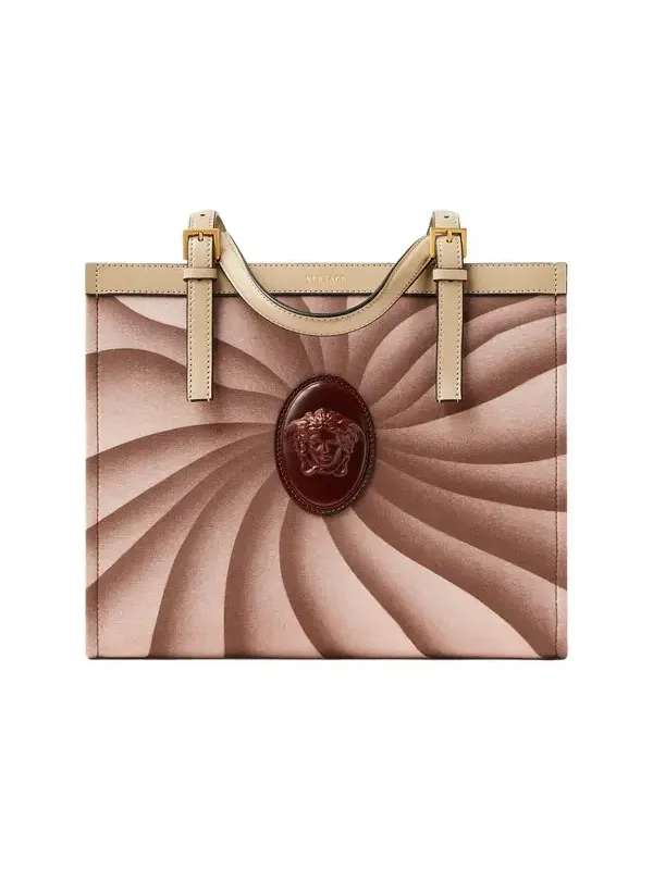 Versace Rivière Printed Canvas Tote