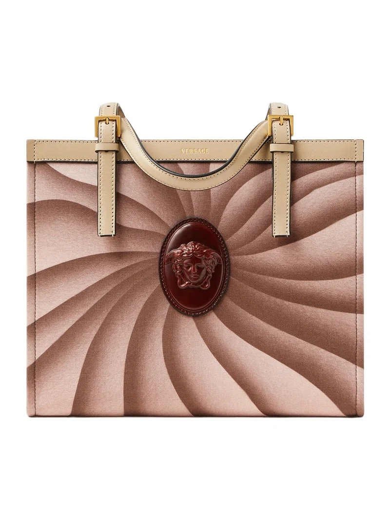 Versace Rivière Printed Canvas Tote