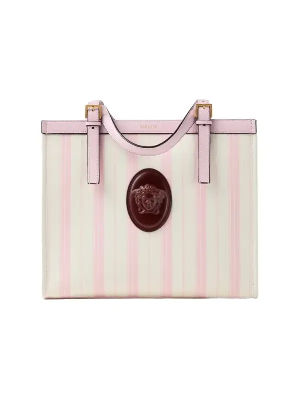 Versace Rivière Printed Canvas Tote