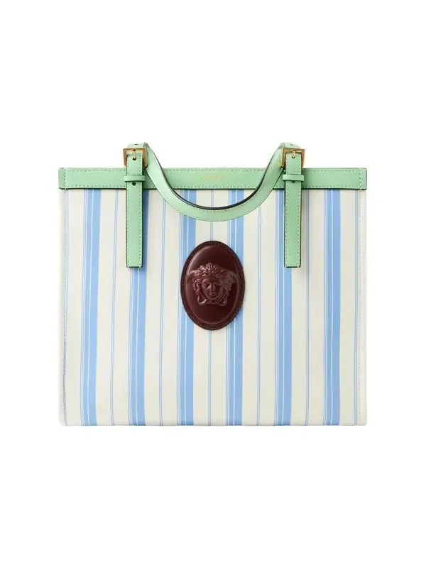 Versace Rivière Printed Canvas Tote