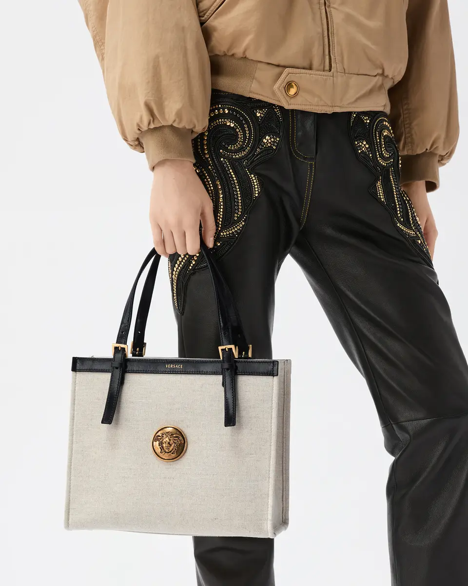 Versace Rivière Canvas Tote | Thumbnail 2