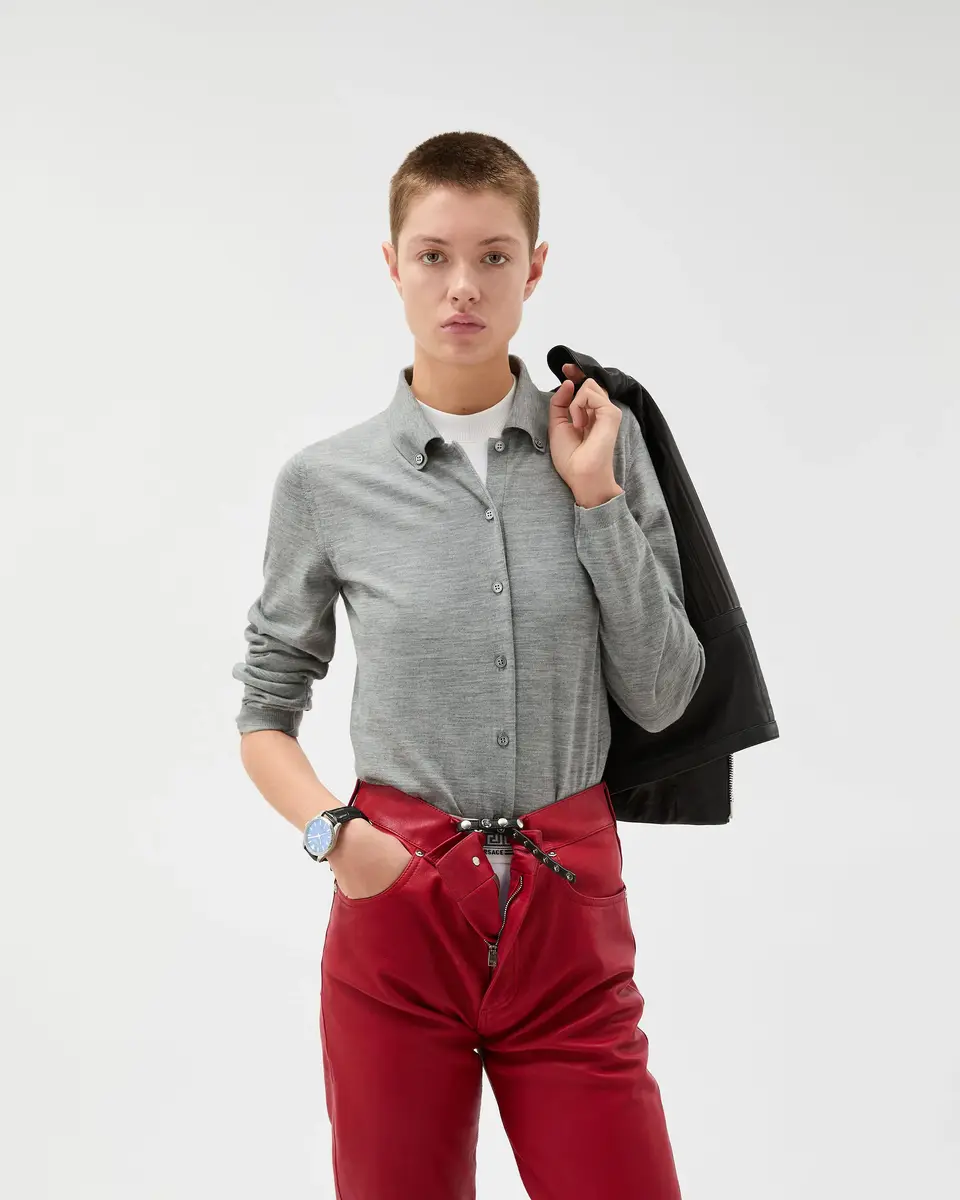 Versace Embroidered Wool Knit Cardigan | Thumbnail 2 Versace Embroidered Wool Knit Cardigan | Thumbnail 2