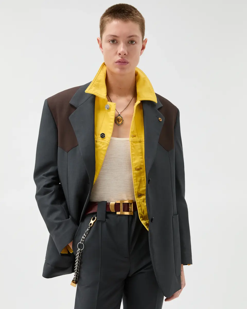 Versace Wool-Mohair Blazer | Thumbnail 2 Versace Wool-Mohair Blazer | Thumbnail 2