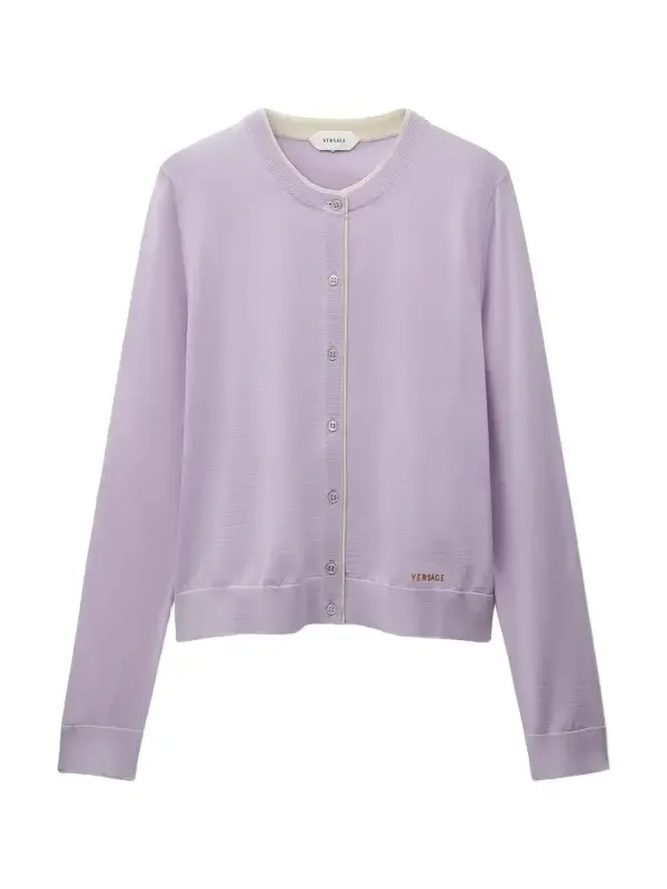Wool Knit Crewneck Cardigan Wool Knit Crewneck Cardigan