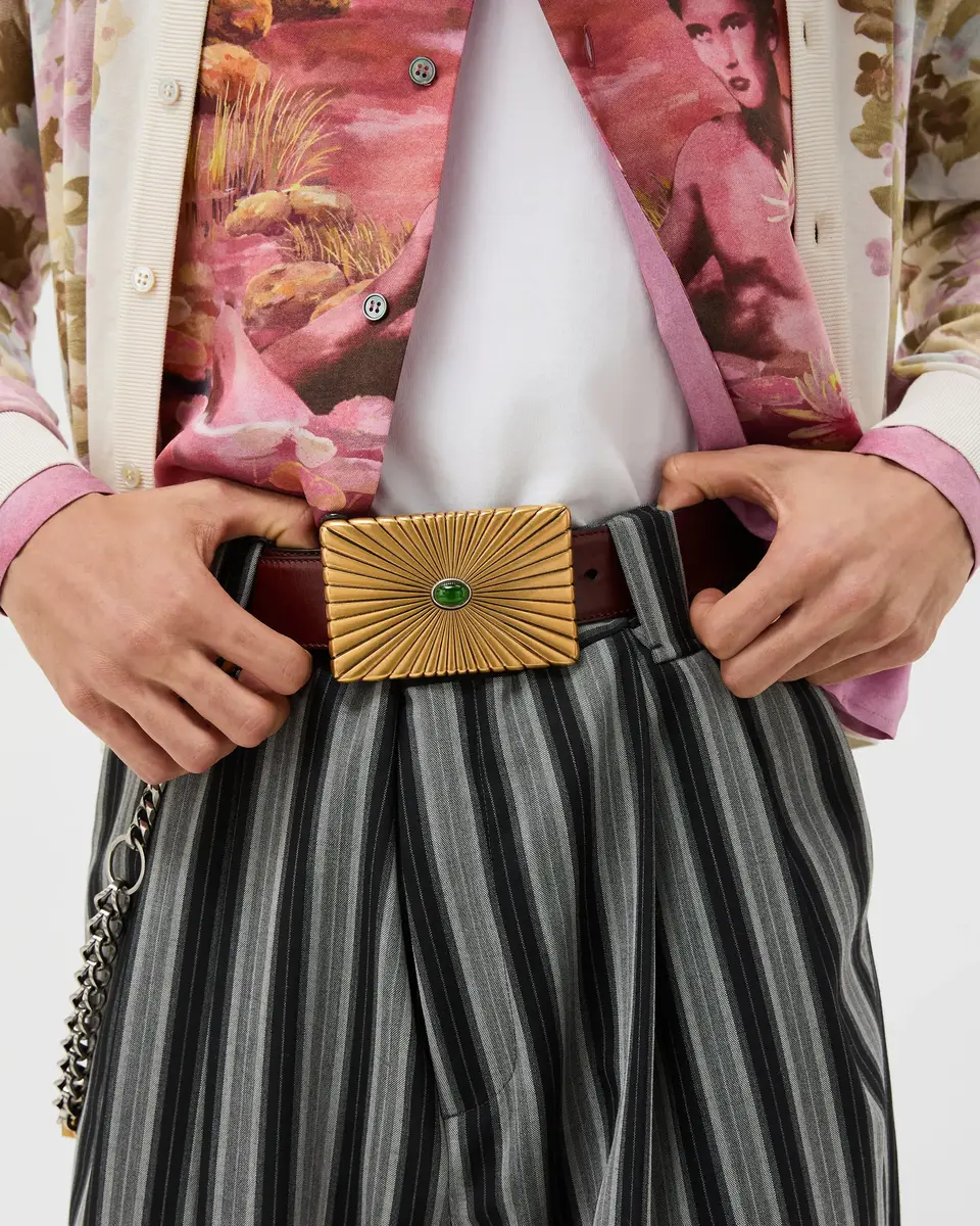 Versace Leather Belt 4 cm | Thumbnail 2 Versace Leather Belt 4 cm | Thumbnail 2