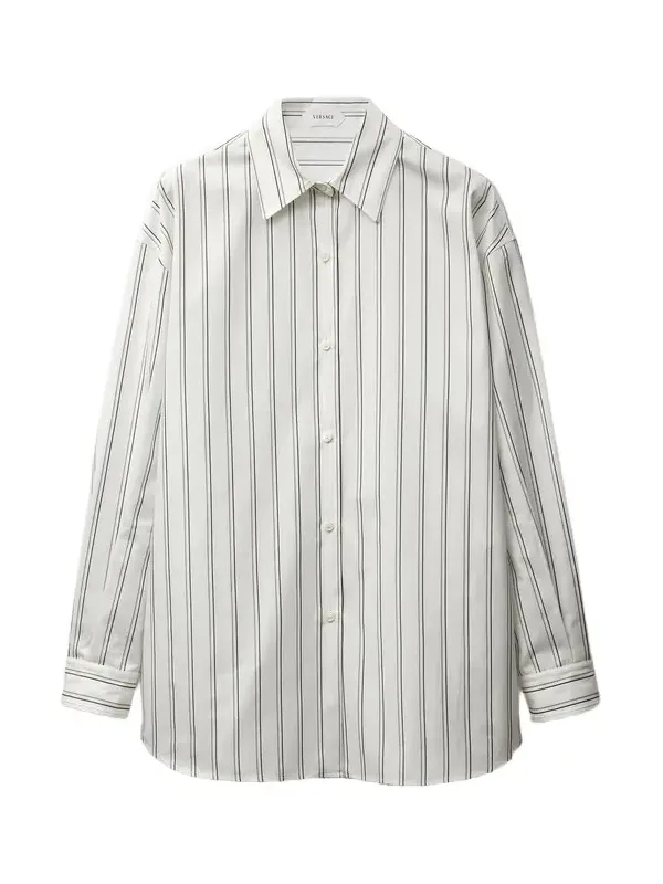 Striped Cotton-Poplin Shirt Striped Cotton-Poplin Shirt