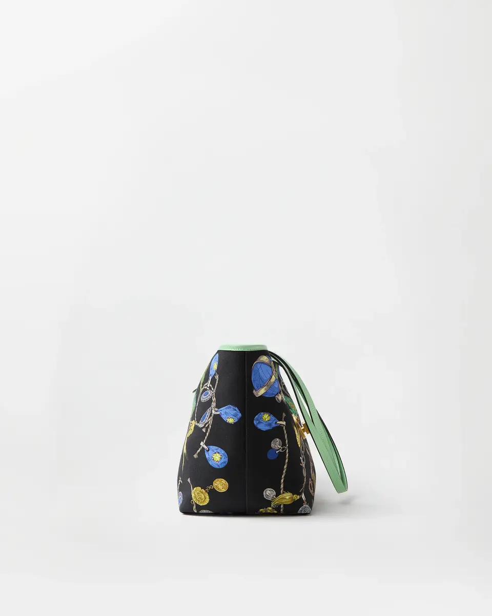 Versace Vivian Printed Small Canvas Tote | Thumbnail 2 Versace Vivian Printed Small Canvas Tote | Thumbnail 2