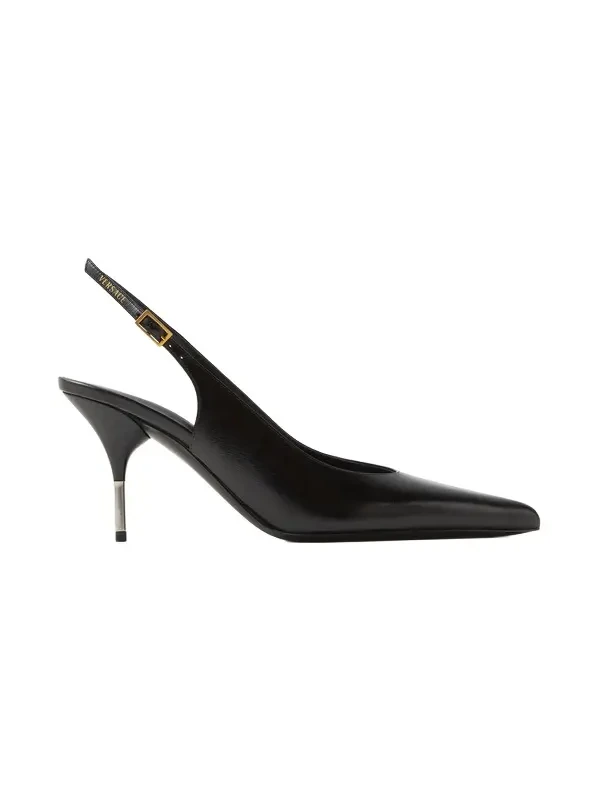 Nyx Leather Slingbacks 80 mm Nyx Leather Slingbacks 80 mm