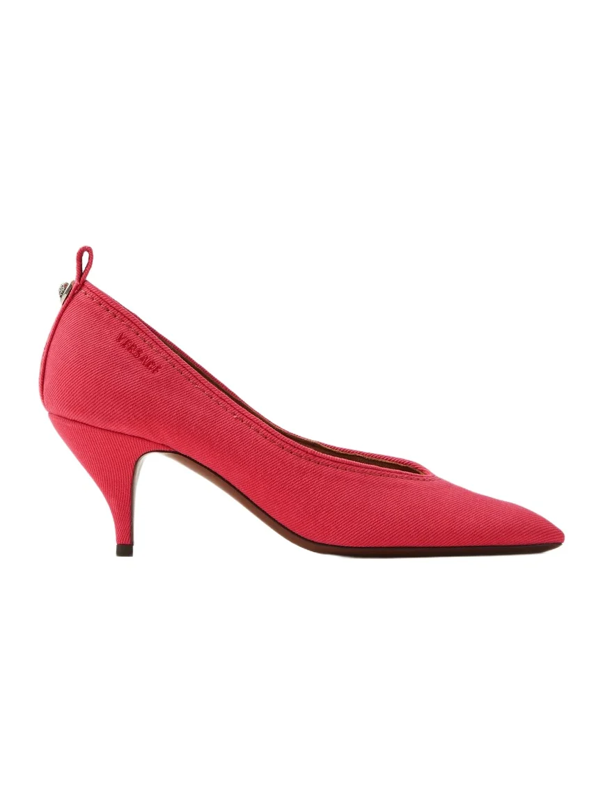 Versace Tina Denim Pumps 65 mm