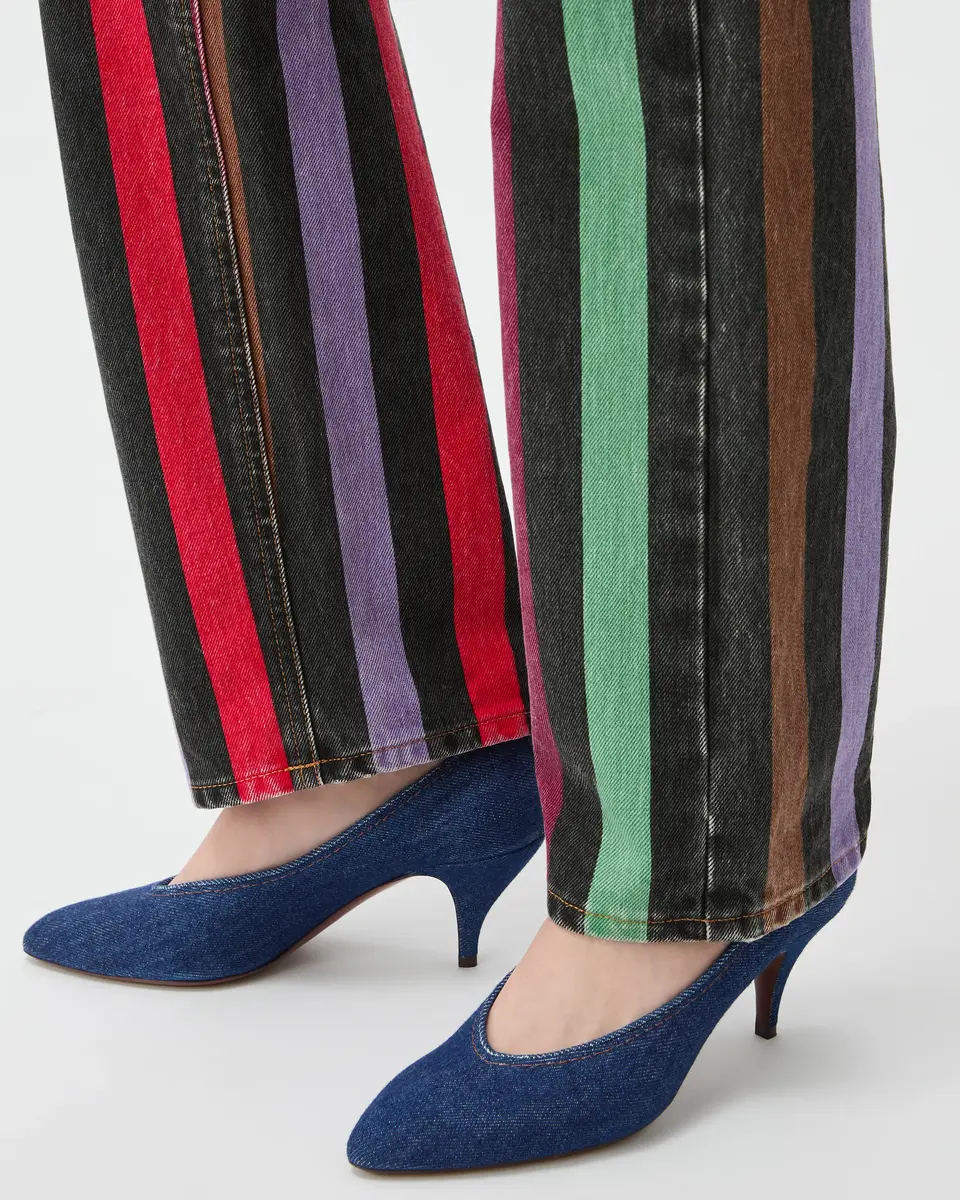 Versace Tina Denim Pumps 65 mm | Thumbnail 2 Versace Tina Denim Pumps 65 mm | Thumbnail 2