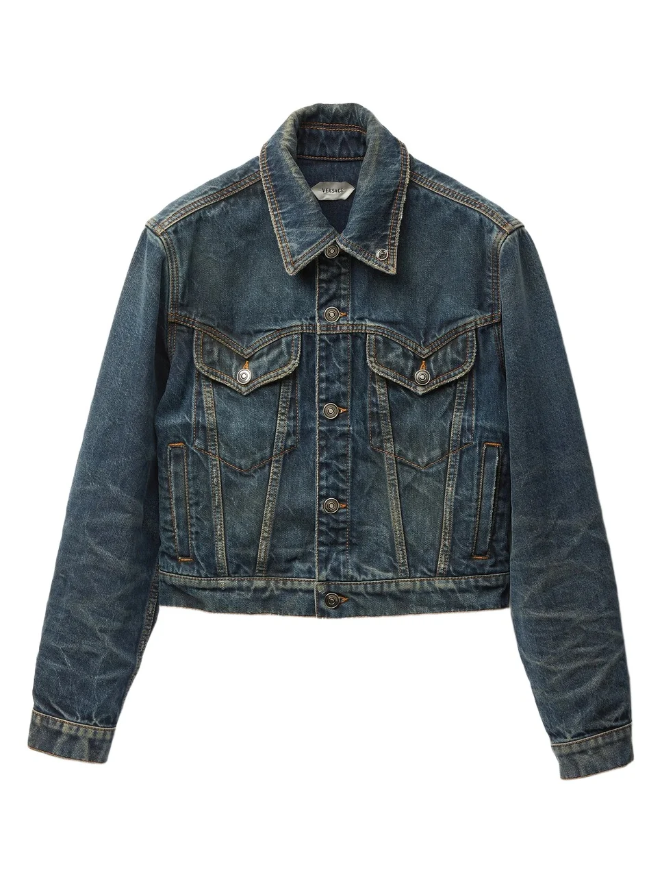 Distressed Denim Jacket Distressed Denim Jacket