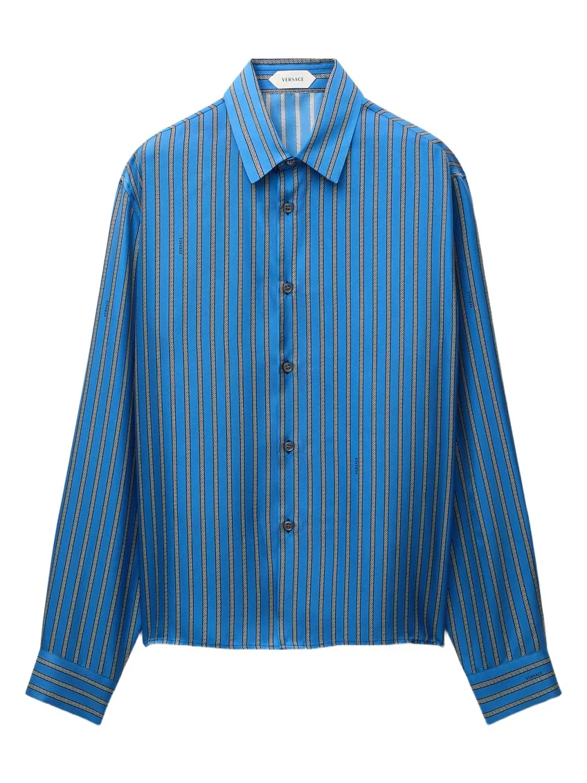 Printed Silk Twill Regular Shirt Printed Silk Twill Regular Shirt